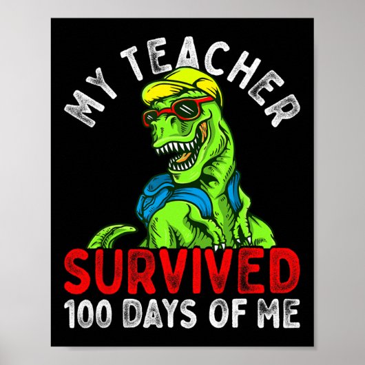 私の先生生き延び100日の私の100日のSch ポスター (正面)