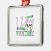 私の先生 メタルオーナメント (左)