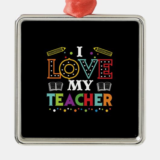 私の先生 メタルオーナメント (正面)