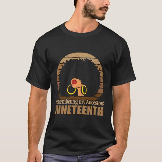 私の先祖の17番目を思い出す Tシャツ (正面)