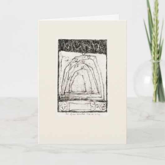 私の先祖は皆生きている。 カード (正面)