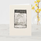 私の先祖は皆生きている。 カード (黄色い花)