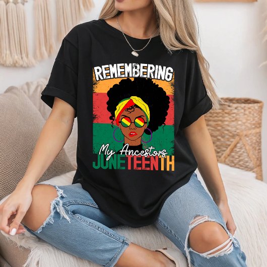 私の先祖を思い出す12自由の日 Tシャツ