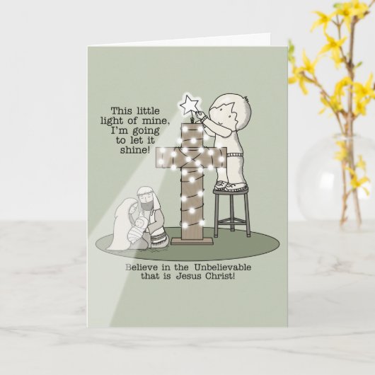 私の光 カード (黄色い花)