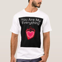 私の全てあなた バレンタイン カップルTシャツ