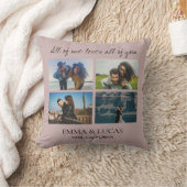 私の全てがあなたの全てを愛している - ロマンチックなカスタムフォト クッション (ブランケット)