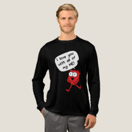 私の全てであなたを愛してる – かわいいバレンタイン トライブレンドTシャツ