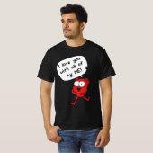 私の全てであなたを愛してる – かわいいバレンタイン Tシャツ (正面フル)