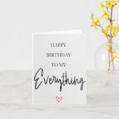 私の全てにハッピーバースデー! カード (黄色い花)