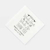 私の全ハートで結婚は スタンダードランチョンナプキン (角)