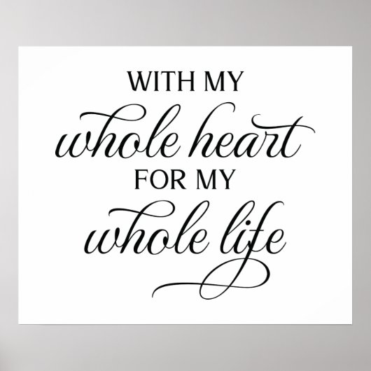 私の全ハート結婚の印で ポスター (正面)