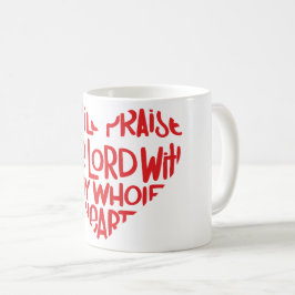 私の全ハート コーヒーマグカップ