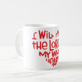 私の全ハート コーヒーマグカップ (正面左)