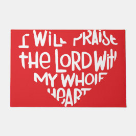 私の全ハート ドアマット