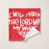 私の全ハート バスタオルセット (ウォッシュタオル)