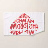 私の全ハート バスタオルセット (ハンドタオル)