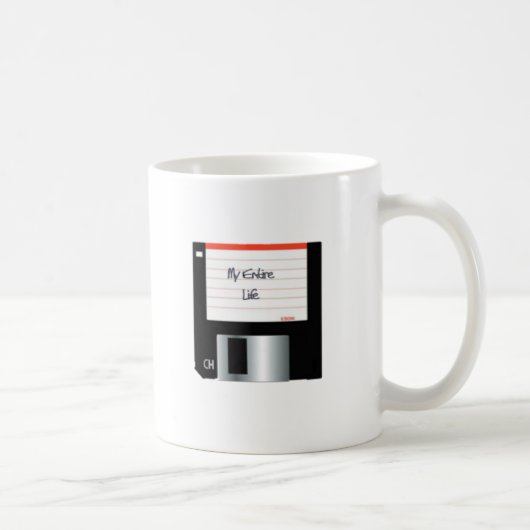 私の全体の生命 コーヒーマグカップ (右)