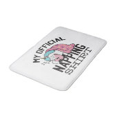 私の公式なおむつシャツ – 怠惰な眠りユニコーン バスマット (アングル)