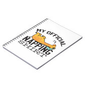 私の公式なおむつシャツ – 怠惰な眠るキリン ノートブック (左側)