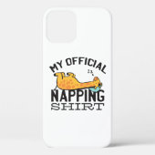 私の公式なおむつシャツ – 怠惰な眠るキリン Case-Mate iPhoneケース (裏面)