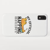 私の公式なおむつシャツ – 怠惰な眠るキリン Case-Mate iPhoneケース (裏面(横))