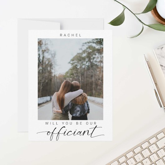 私の公式な写真でミニマルきるモダン ポストカード