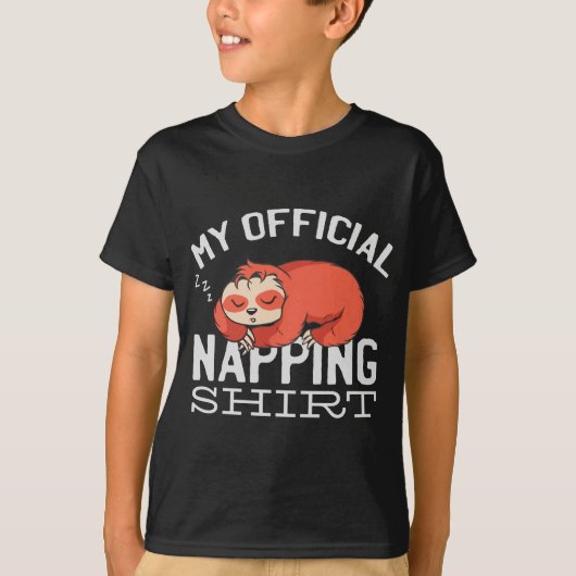 私の公式な昼寝シャツスロース Tシャツ (正面)