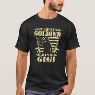 私の兵士お気に入りのはギギ軍隊と呼ぶ誇りを持った Tシャツ