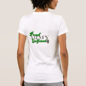 私の兵士とI-の軍隊g/fの間で愛して下さい Tシャツ (裏面)