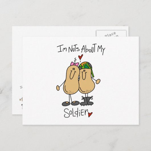 私の兵士Tシャツとギフトについて ポストカード (正面/裏面)