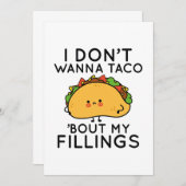 私の具材についてタコしたくない サンキューカード (正面/裏面)