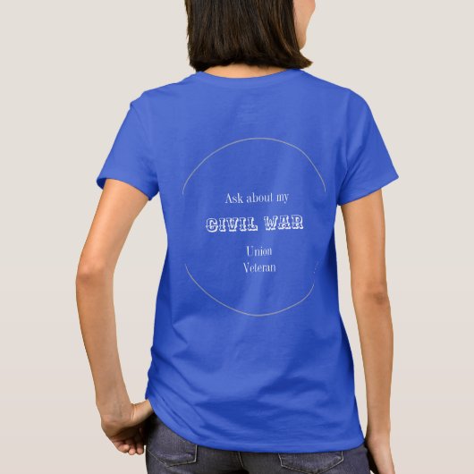 私の内戦同盟兵士Tシャツ Tシャツ (裏面)