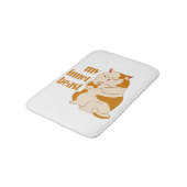 私の内獣怠惰な太った猫のやる気を起こさせる引用文 バスマット (アングル)