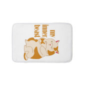 私の内獣怠惰な太った猫のやる気を起こさせる引用文 バスマット (正面)