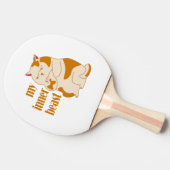 私の内獣怠惰な太った猫のやる気を起こさせる引用文 卓球ラケット (横)