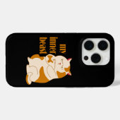私の内獣怠惰な太った猫のやる気を起こさせる引用文 Case-Mate iPhoneケース (裏面 (横))
