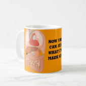 私の内臓、消化が良い器官 コーヒーマグカップ (正面左)