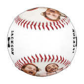 私の写真野球花婿介添人か 野球ボール (裏面)