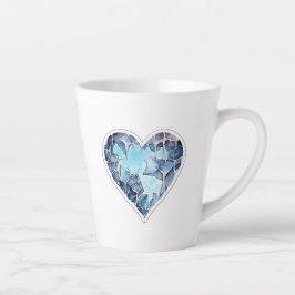 私の冷たいハートパーソナライズされた、 カフェラテマグ