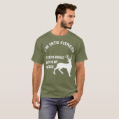 私の冷凍庫でフィットネスフィットネス全体の鹿に私の中に Tシャツ (正面フル)