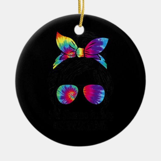 私の冷静なゲームに恥じることはないNa麻薬匿名 セラミックオーナメント (正面)