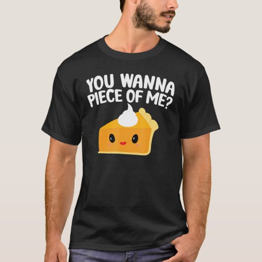 私の分が欲しいのね カボチャのパイ 感謝祭 Tシャツ (正面)