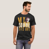 私の分隊食べの動おもしろい物 –  Tシャツ (正面フル)