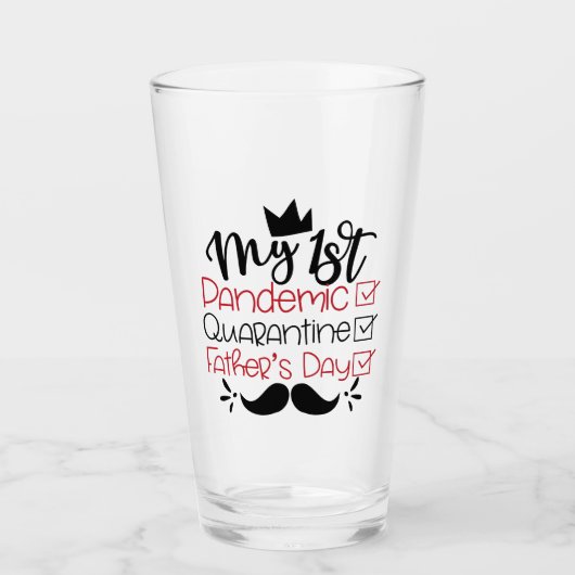 私の初のパンデミック検疫の日 タンブラーグラス (正面)