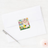私の初めてのイースター 子供 スクエアシール (封筒)