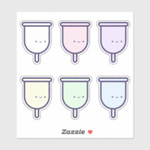 私の初めてのキュートなレインボー月経杯