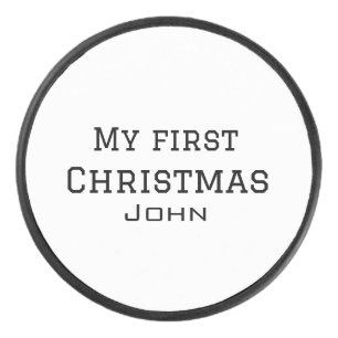 私の初めてのクリスマスは名前を追加男らしmen文字sim アイスホッケーパック