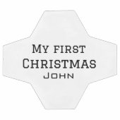 私の初めてのクリスマスは名前を追加男らしmen文字sim サッカーボール (フラット)