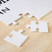 私の初めてのクリスマスは名前を追加男らしmen文字sim ジグソーパズル (側面)