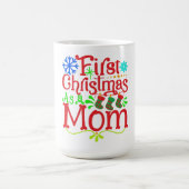 私の初めてのクリスマスは母 コーヒーマグカップ (中央)
